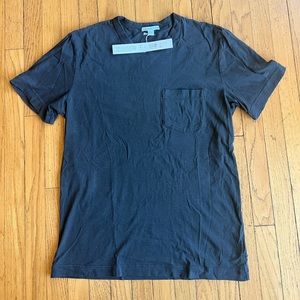 James Perse Men's Lightweight Pocket T-Shirt - Carbon (gray) - Size 0 - MLJ3282